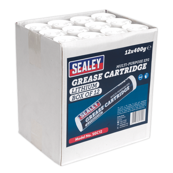 EP2 Lithium Grease Cartridge 400g - Pack of 12