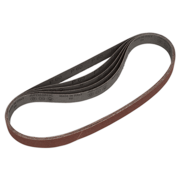 25 x 762mm Sanding Belt 60Grit - Pack of 5