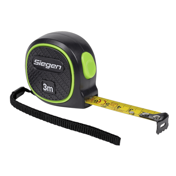 Metric/Imperial Auto Lock Tape Measure 3m(10ft) x 16mm