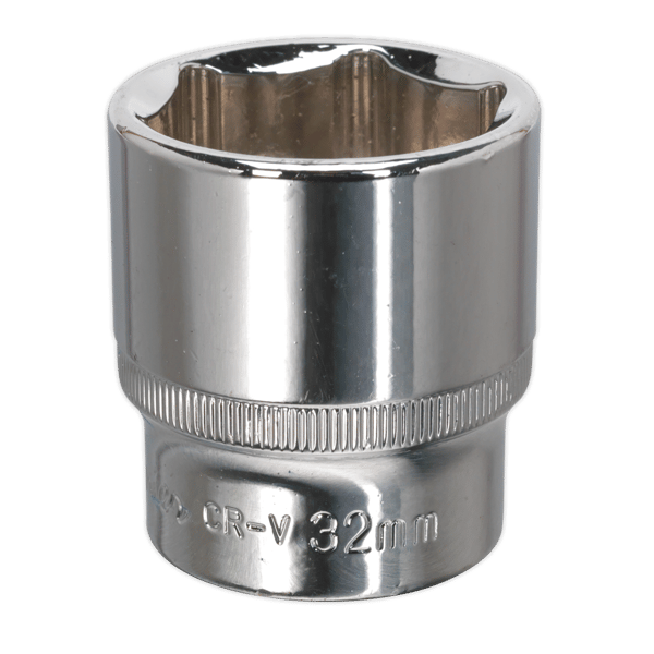 Fully Polished Socket 1/2"Sq Drive 32mm