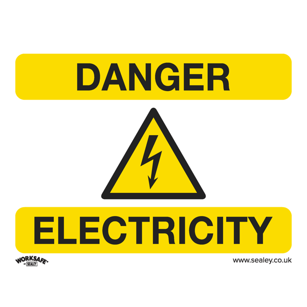 Danger Electricity Safety Sign - Rigid Plastic