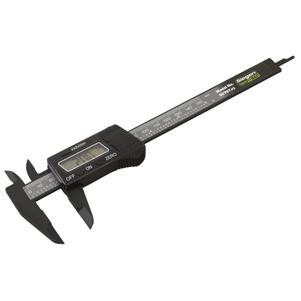 Siegen Digital Electronic Vernier Caliper 0-150mm(0-6")
