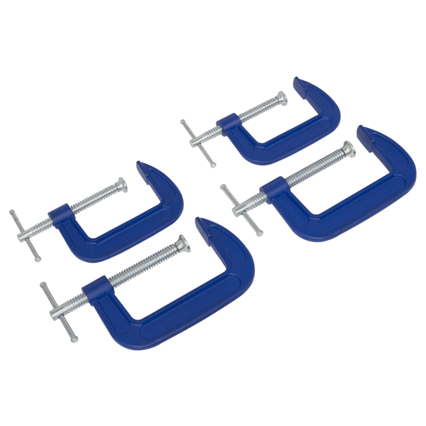 G-Clamp Set 75mm & 100mm 4pc