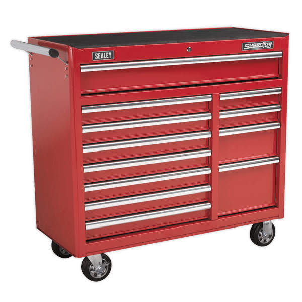Superline PRO(R) Heavy-Duty Rollcab 12 Drawer - Red