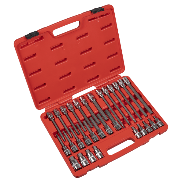 Hex Socket Bit Set 30pc 1/2"Sq Drive