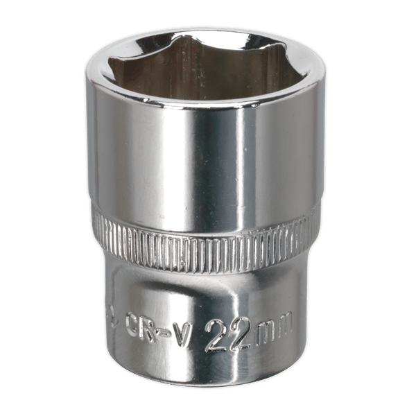 Fully Polished Socket 1/2"Sq Drive 22mm