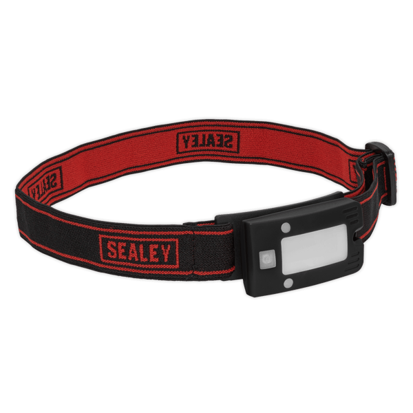 Rechargeable Head Torch with Auto-Sensor 2W COB LED - Black