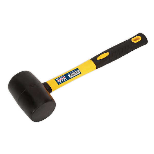 Rubber Mallet with Fibreglass Shaft 1lb
