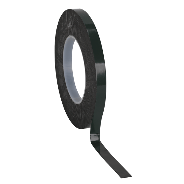 Double-Sided Adhesive Foam Tape 12mm x 10m - Green Backing