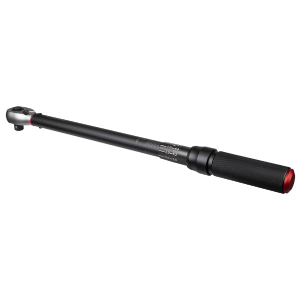 Torque Wrench Micrometer 1/2"Sq Drive Calibrated 40-220Nm - Premier Black