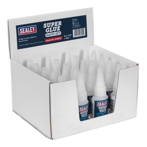 Rapid Set Super Glue 20g - Pack of 20