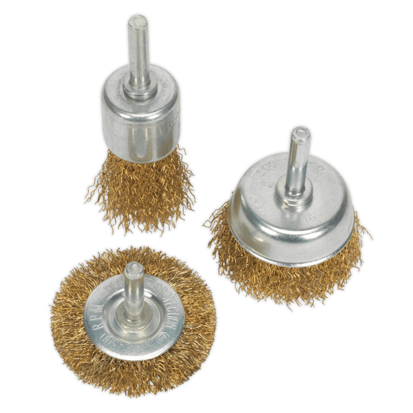 Crimped Wire Brush Set 3pc