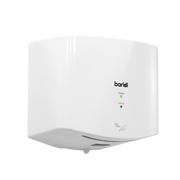 Baridi High Speed Hand Dryer with Auto Sensor 1400-1650W - White