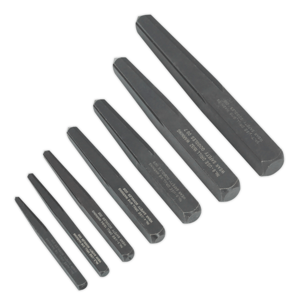 Square Type Screw Extractor Set 7pc