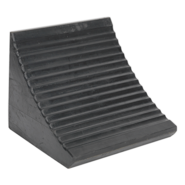Heavy-Duty Rubber Wheel Chock - Single