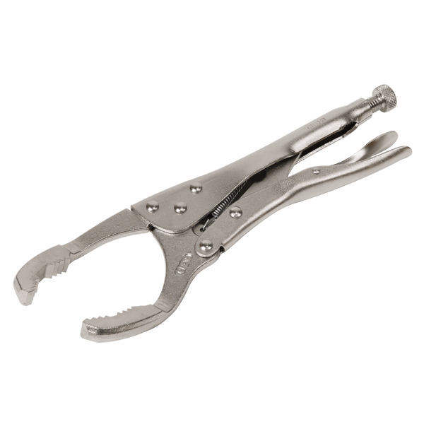 Angled Oil Filter Locking Pliers 45-130mm Capacity