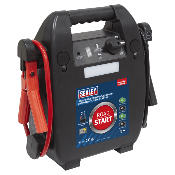 RoadStart(R) 12/24V Emergency 8-Cylinder Jump Starter 6L