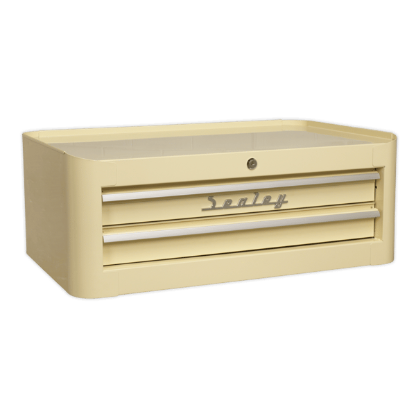 Retro Style Mid-Box Tool Chest 2 Drawer