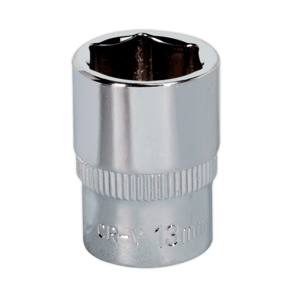 Fully Polished Socket 1/4"Sq Drive 13mm