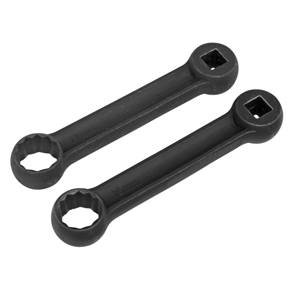 Engine Mount Spanner for Mercedes 16 & 17mm 2pc