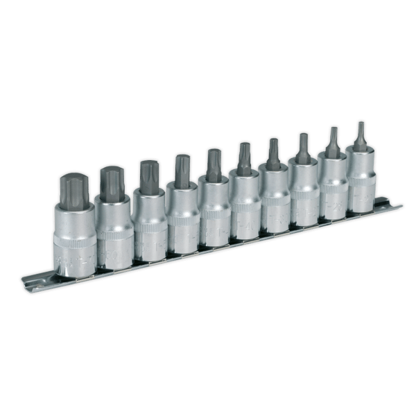TRX-Star* Socket Bit Set 1/2"Sq Drive 10pc