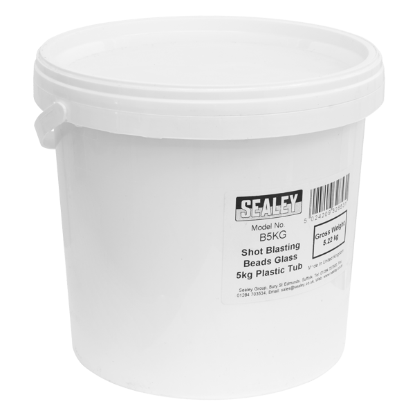 Shot Blasting Glass Beads Tub 5kg