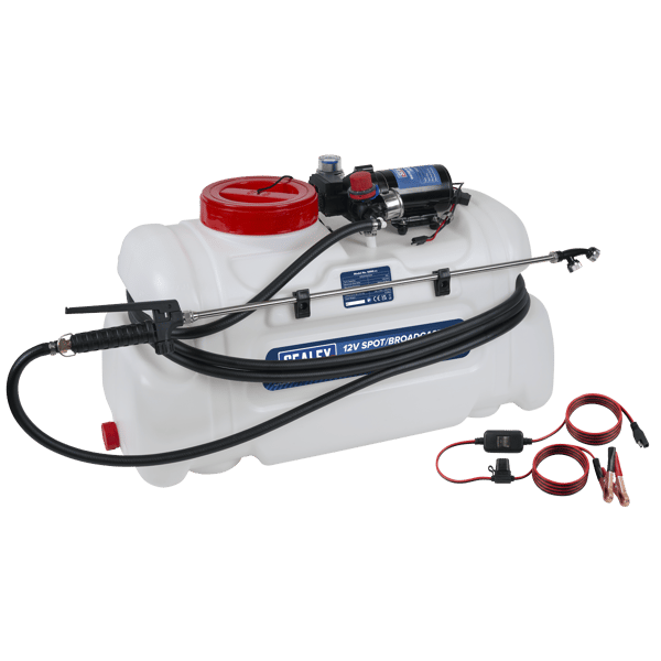 12V Spot/Broadcast Sprayer Chemical Resistant Tank & Remote Switch 50L