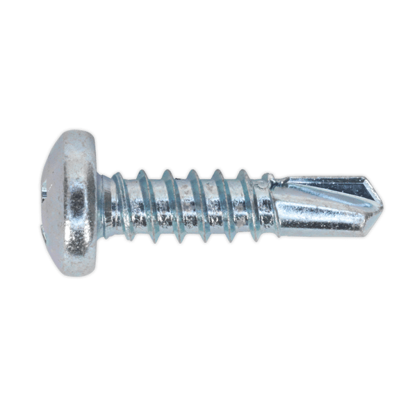 Zinc Plated Self-Drilling Pan Head Phillips Screw 4.8 x 19mm - Pack of 100