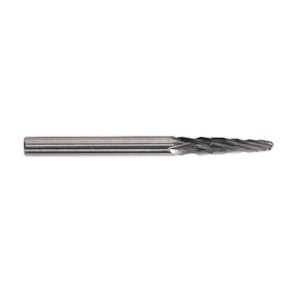 Micro Carbide Burr Ball Nose Taper 3mm - Pack of 3
