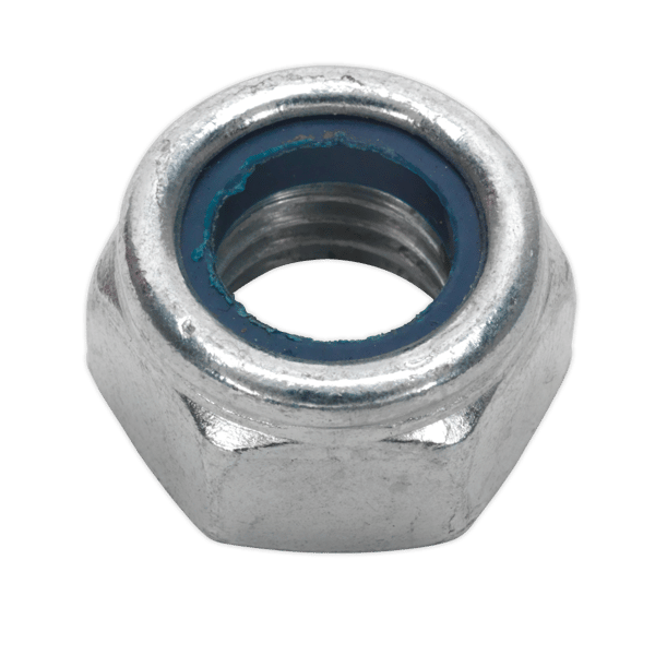 Zinc Plated Nylon Locknut M14, DIN 982 - Pack of 25