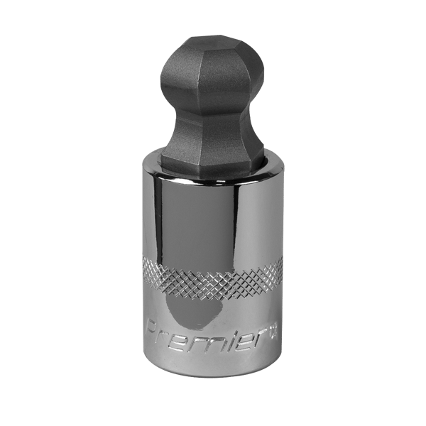 Ball-End Hex Socket Bit 1/2"Sq Drive 17mm