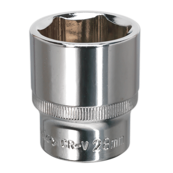 Fully Polished Socket 1/2"Sq Drive 28mm