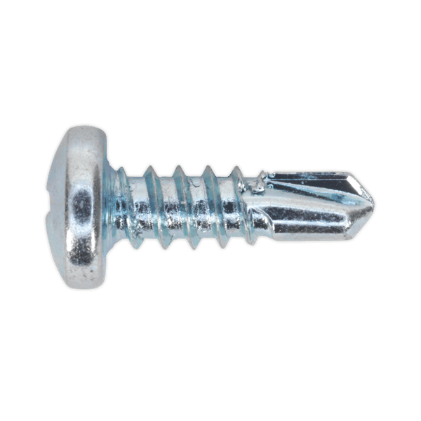 Zinc Plated Self-Drilling Pan Head Phillips Screw 4.2 x 13mm - Pack of 100