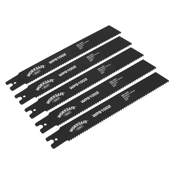 Pipe Saw Blade 200 x 25 x 1.7mm 8tpi - Pack of 5
