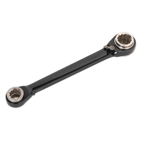 4-in-1 Reversible Ratchet Ring Spanner