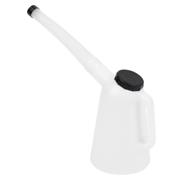 Oil Container with Lid & Flexible Spout 1L