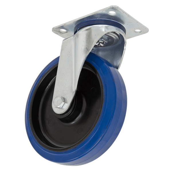 200mm Castor Wheel with Swivel Plate