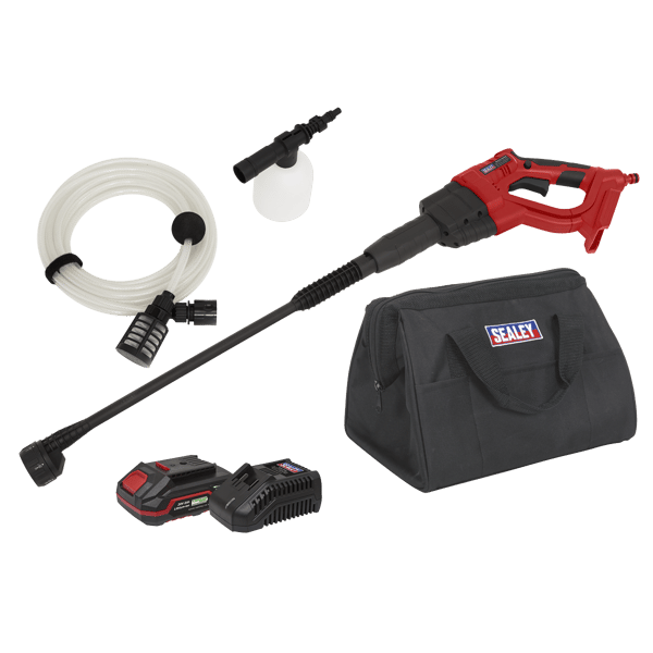 SV20 Series 22Bar Cordless Pressure Washer Kit 20V 2Ah