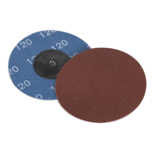75mm Quick Change Sanding Disc 120Grit - Pack of 10