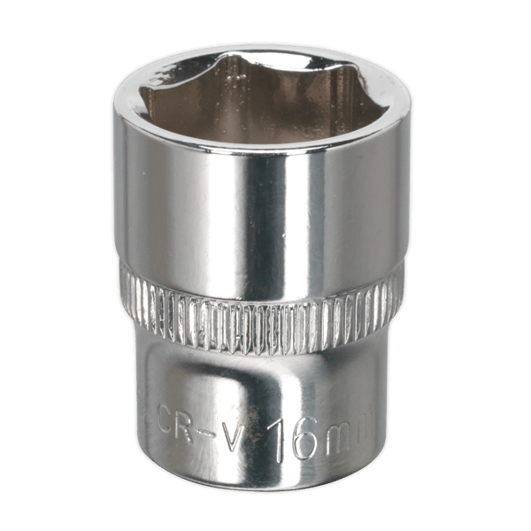 Fully Polished Socket 3/8"Sq Drive 16mm