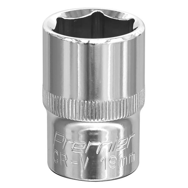 Fully Polished Socket 1/2"Sq Drive 19mm