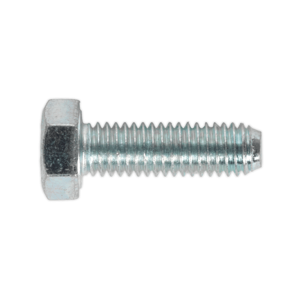 8.8 Zinc Plated HT Setscrew M5 x 16mm, DIN 933 - Pack of 50