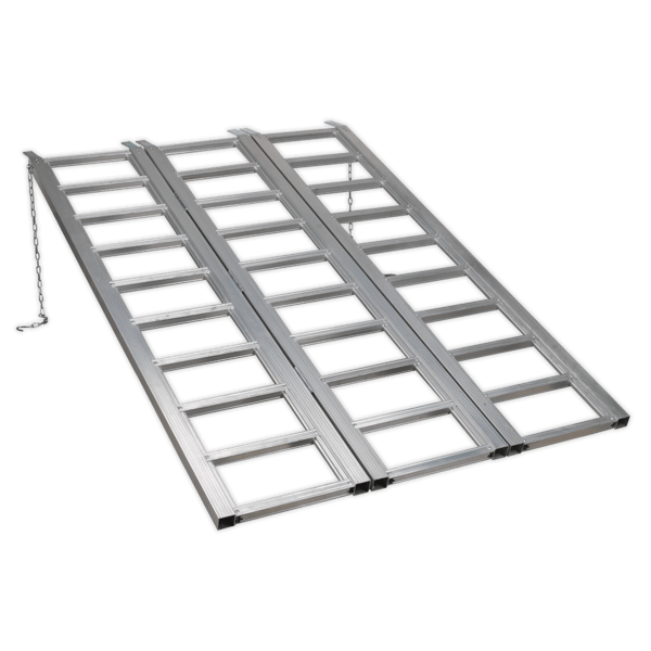 Motorcycle/Trike/ATV & Mini Tractor Ramp Wide Tri-Fold 680kg Capacity