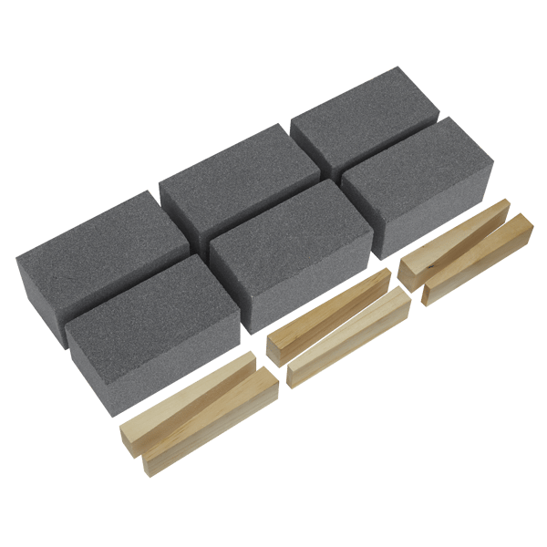 50 x 50 x 100mm Floor Grinding Block 60Grit - Pack of 6