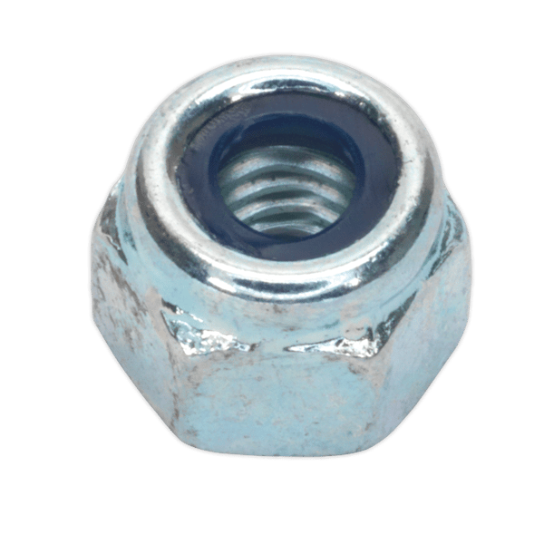 Zinc Plated Nylon Locknut M5, DIN 982 - Pack of 100