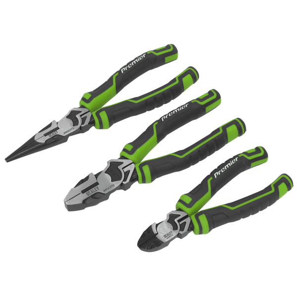 High Leverage Pliers Set 3pc - Green