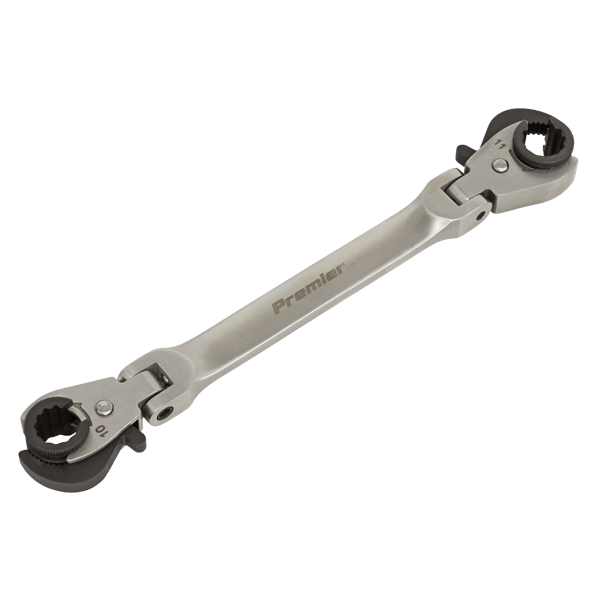 Ratcheting Brake Pipe Spanner 10 x 11mm