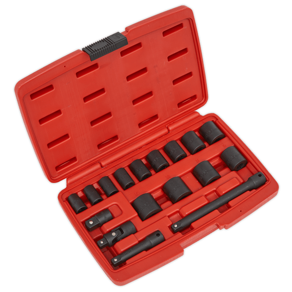 Impact Socket Set 3/8"Sq Drive 17pc