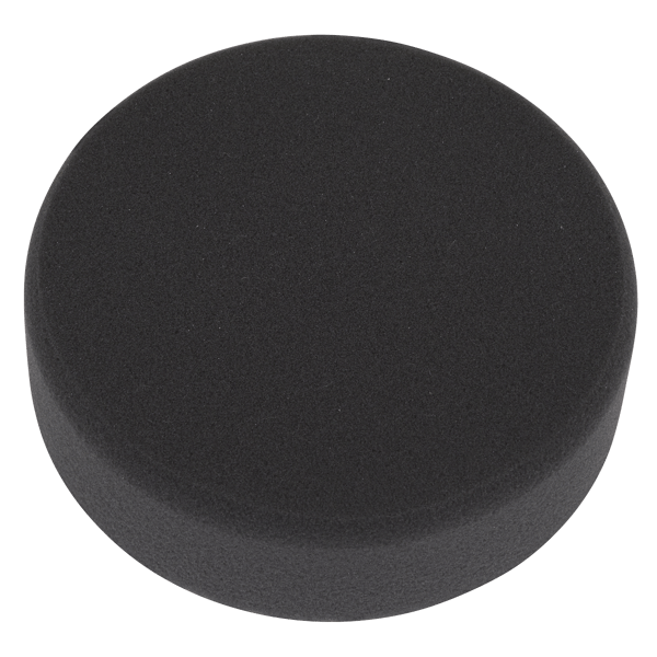 Hook-and-Loop Buffing & Polishing Foam Head 150 x 50mm - Black/Soft