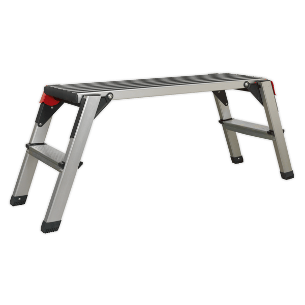 Aluminium 2-Tread Folding Platform - EN 131-4